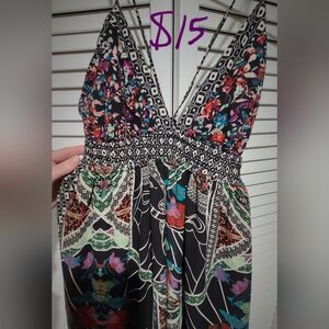 Floral Multicolor Maxi Dress